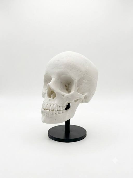 Modelo anatómico impreso en 3D: Cráneo